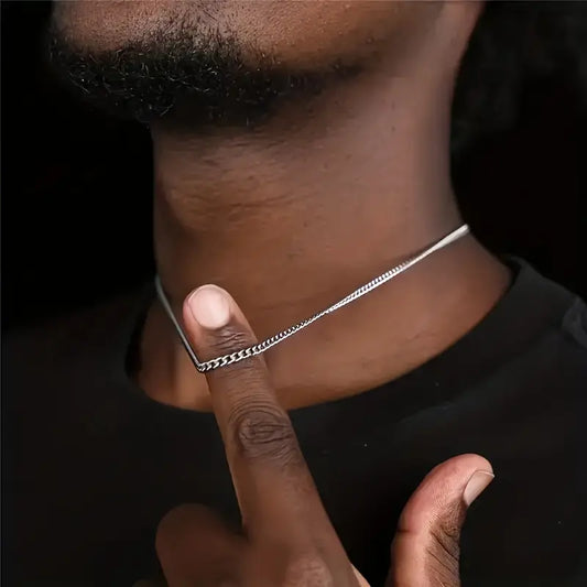 Curby - Edelstahl-Kette 55cm+5cm