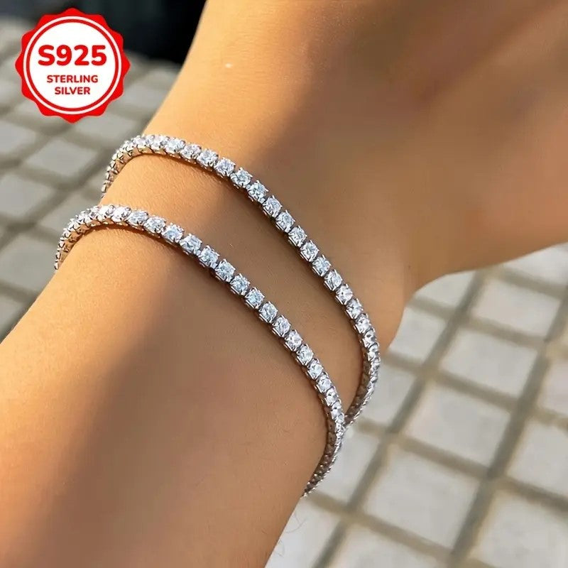 Tennisarmband - 925 Sterling Silber