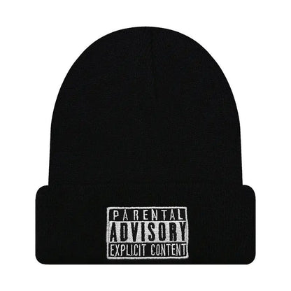 Parental Advisory Explicit Content - Strickmütze