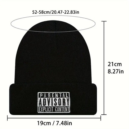 Parental Advisory Explicit Content - Strickmütze
