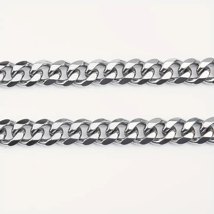 Curb Titanium Steel Armband
